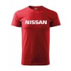 tričko nissan červené