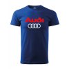 modré tričko Audi