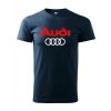 tmavomodré tričko Audi