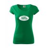 dámske tričko land rover zelené