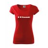 dámske tričko kawasaki červené 2