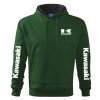 mikina s kapucňou kawasaki tmavozelená 2
