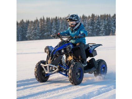 mala detska benzinova ctyrkolka leramotors thor mini 49ccm e start modra 03