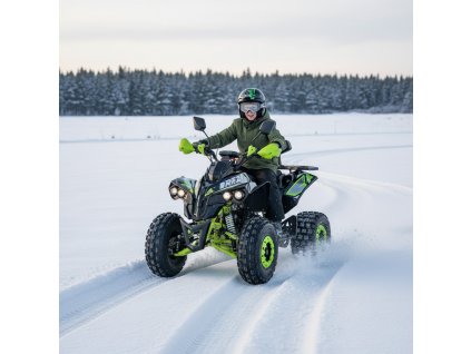 detska benzinova ctyrkolka leramotors by apollo avenger 125ccm automat zelena 02