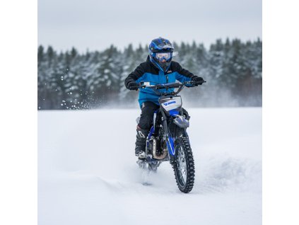 detska benzinova motorka pitbike leramotors cannon 125ccm 4t 14 12 e start modra 02