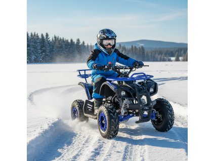 mala detska benzinova ctyrkolka leramotors storm mini 49ccm e start modra 02