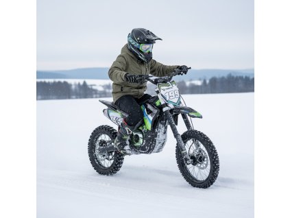 detska elektricka motorka pitbike leramotors rocket 1600w 48v 14 12 zelena 02