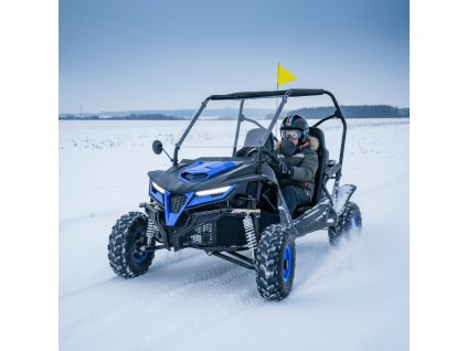 detska benzinova super buggy 208ccm automat limitovana edice modra 02