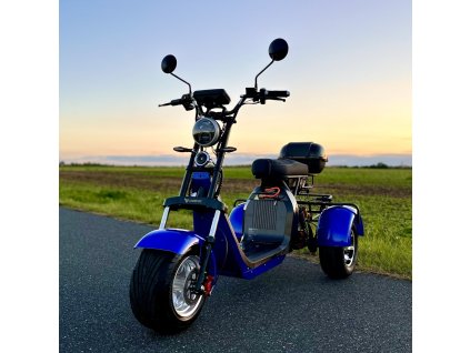 Elektrická tříkolka Leramotors SCOOTERS C5 2000W - modrá