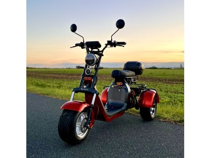 Elektrická tříkolka Leramotors SCOOTERS C5 2000W - červená