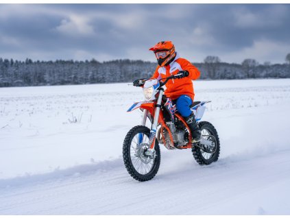 detska benzinova motorka pitbike leramotors by apollo thunder 125cc 17 14 e start oranzova 02