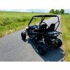 Dětská benzínová Super Buggy 208ccm AUTOMAT 6 kW - modrá