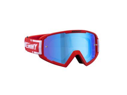 kenny racing gogle model track red blue lens k