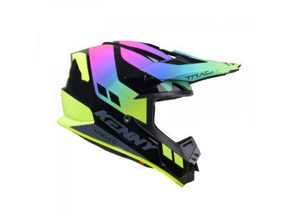 kenny racing kask cross enduro model track blue ko