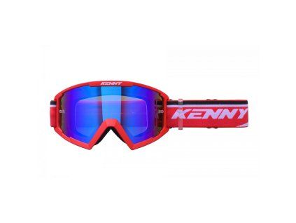 kenny racing gogle model track black clear lens