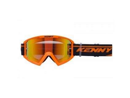 kenny racing gogle model track black clear lens
