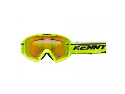 kenny racing gogle model track black clear lens