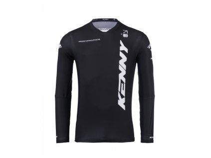 KENNY Dres CROSS/Enduro model Performance Solid čierny/biely