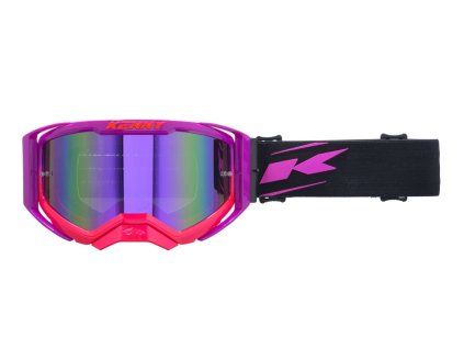 kenny racing gogle performance evo 2 purple mirror