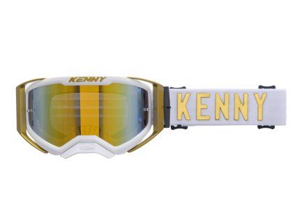 kenny racing gogle performance evo 2 gold mirror