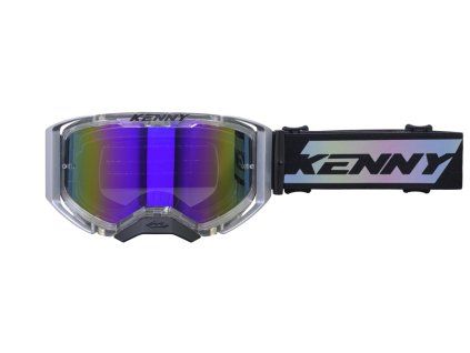 kenny racing gogle performance evo 2 clear silver