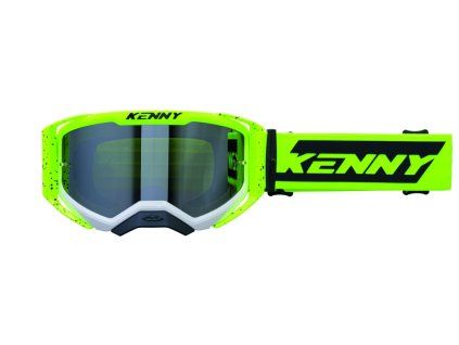 kenny racing gogle performance evo 2 yellow white