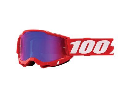 100 procent gogle model accuri 2 red mirror red