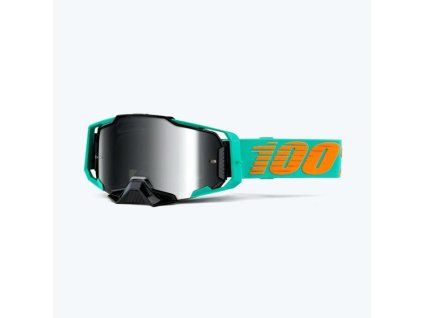 100 procent gogle model armega clark mirror silv