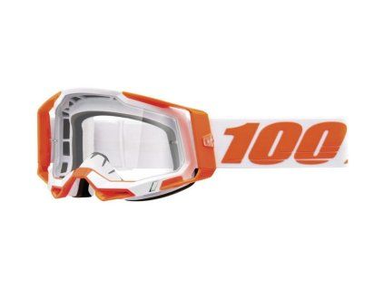 100 procent gogle model racecraft 2 orange clear