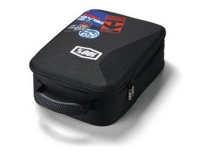 100 procent fa23 goggle case valise black pudelk