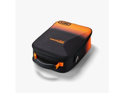 100 procent goggle case crush black orange pudel