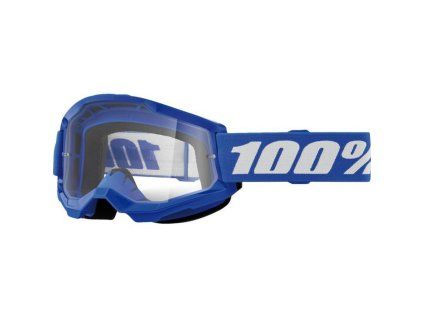 100 procent gogle model strata 2 youth junior blue