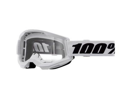 100 procent gogle model strata 2 youth junior whit