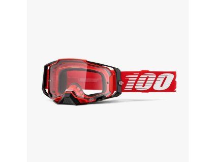 100 procent gogle model armega red clear lens