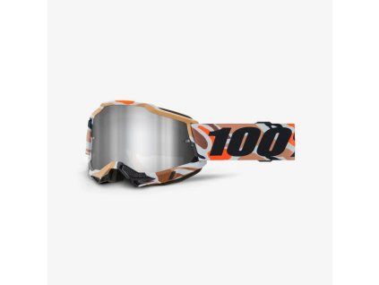 100 procent gogle accuri 2 flea mirror silver le