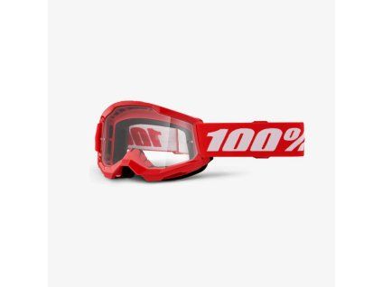 100 procent gogle model strata 2 youth junior red