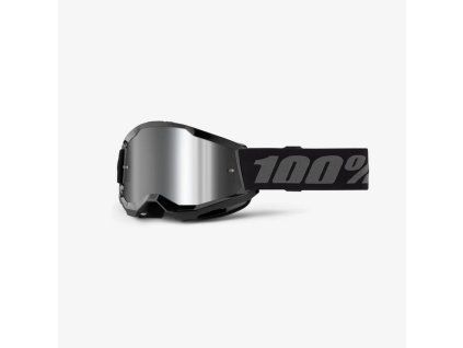100 procent gogle strata 2 youth junior black mi