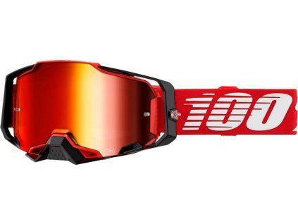 100 procent gogle model armega red mirror red le