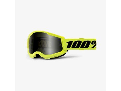 100 procent gogle model strata 2 sand neon yellow