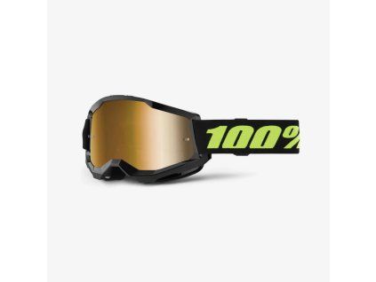100 procent gogle model strata 2 navy mirror red