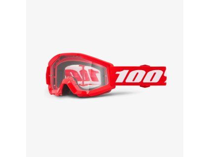 100 procent gogle model strata mini red junior k