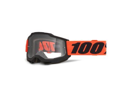 100 procent gogle model accuri 2 red clear lens