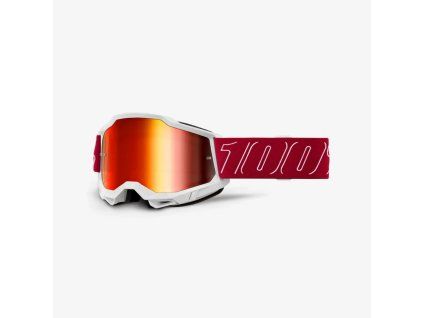 100 procent gogle model accuri 2 red clear lens