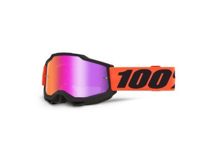 100 procent gogle model accuri 2 red clear lens