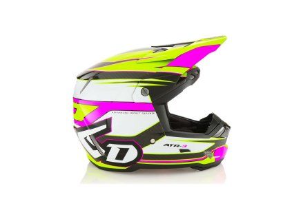 6d helmets kask cross enduro model atr 3 hyper glo
