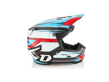6d helmets kask cross enduro model atr 3 hyper glo
