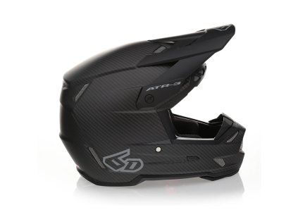 6D HELMETS prilba CROSS/Enduro model ATR-3 Solid matná čierna/sivá
