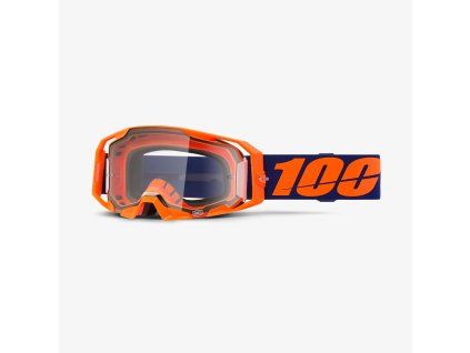 100 procent gogle model armatic neon orange clea