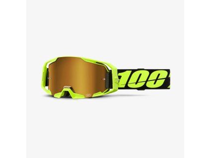 100 procent gogle model armatic neon yellow mirr