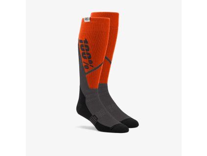 100 procent skarpety torque thick comfort mx orang
